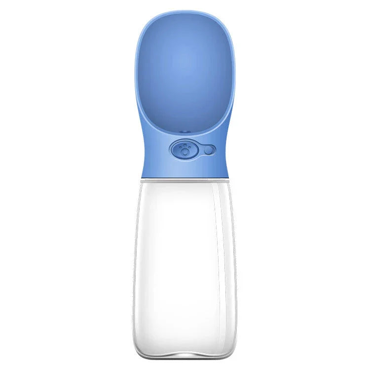 Durable, leak-proof pet water bottle with one-touch button for easy, mess-free hydration on the go