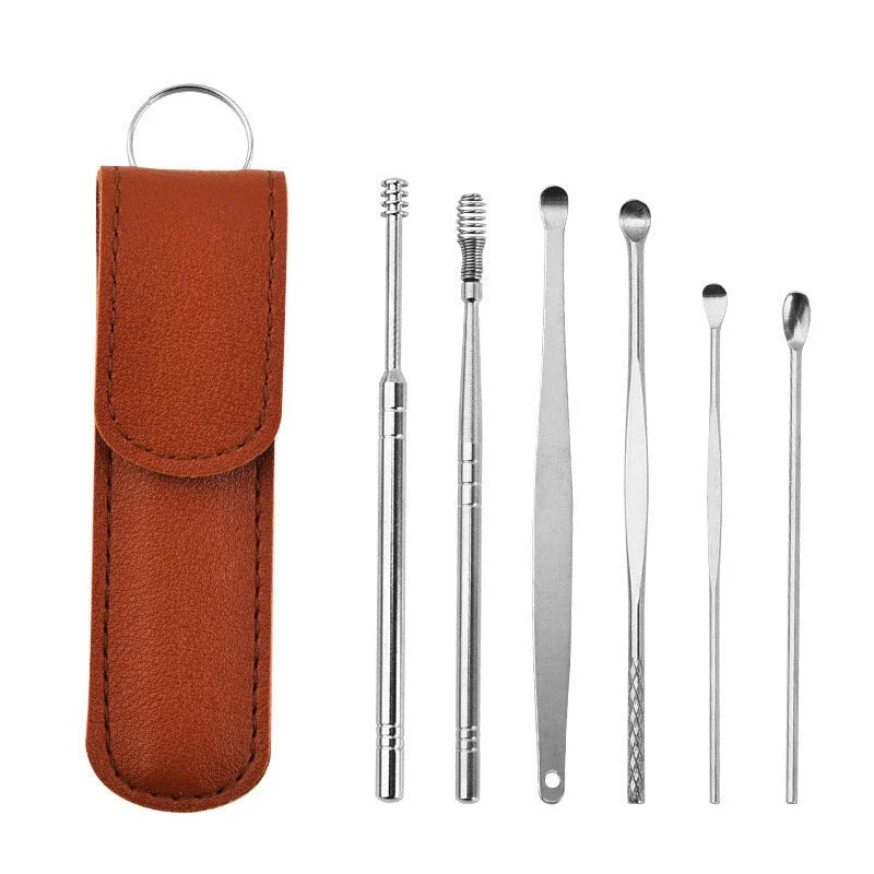 Premium Stainless Steel Ear Cleaner with Spiral Design for Comfortable and Effective Earwax Removal
