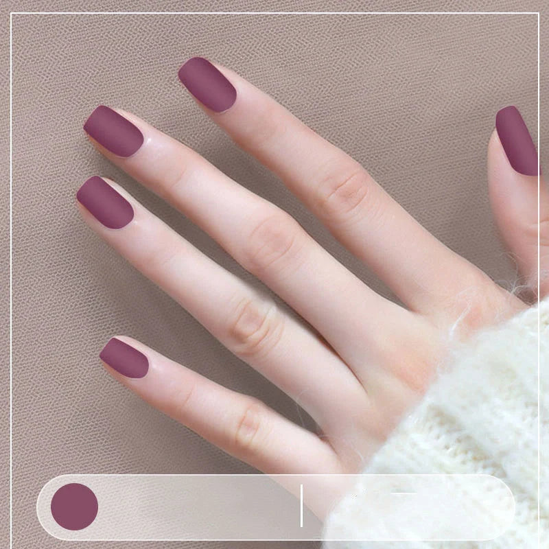 Premium matte nail polish in a variety of chic colours for a flawless finish