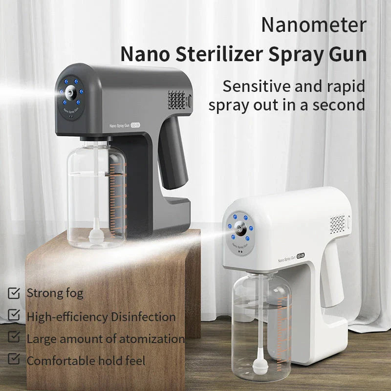 Versatile USB Rechargeable Disinfection Sprayer: Handheld Sanitizer for Home and Body