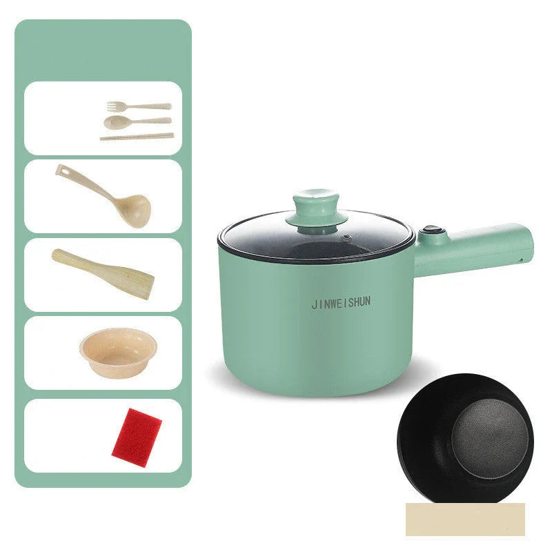 Versatile Electric Hot Pot with Stainless Steel Construction and Nonstick Interior