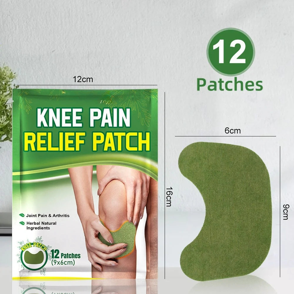Herbal Self-Heating Knee Plaster for natural pain relief and joint care