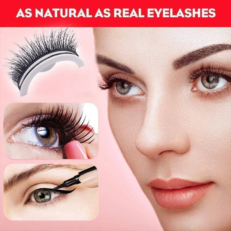 Glamorous 3D mink-inspired false eyelashes in various styles and packaging