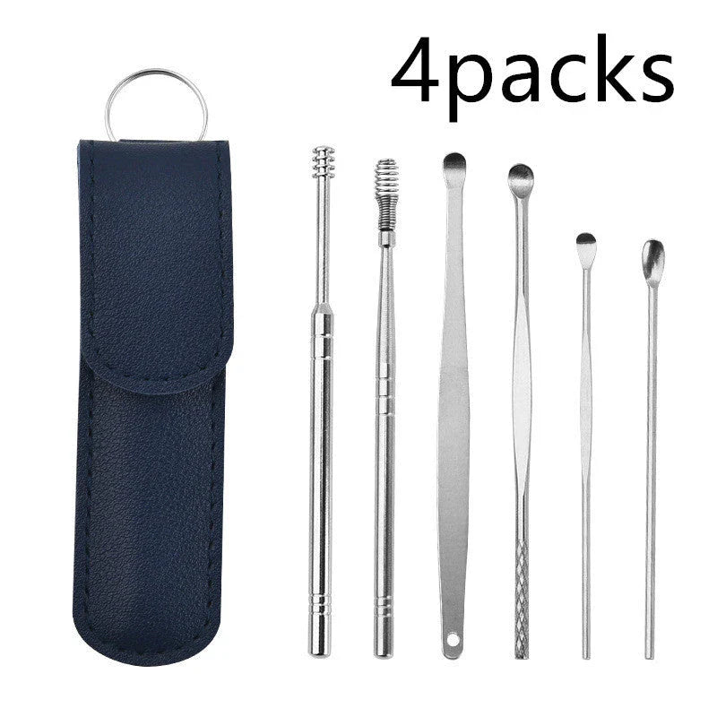 Premium Stainless Steel Ear Cleaner with Spiral Design for Comfortable and Effective Earwax Removal