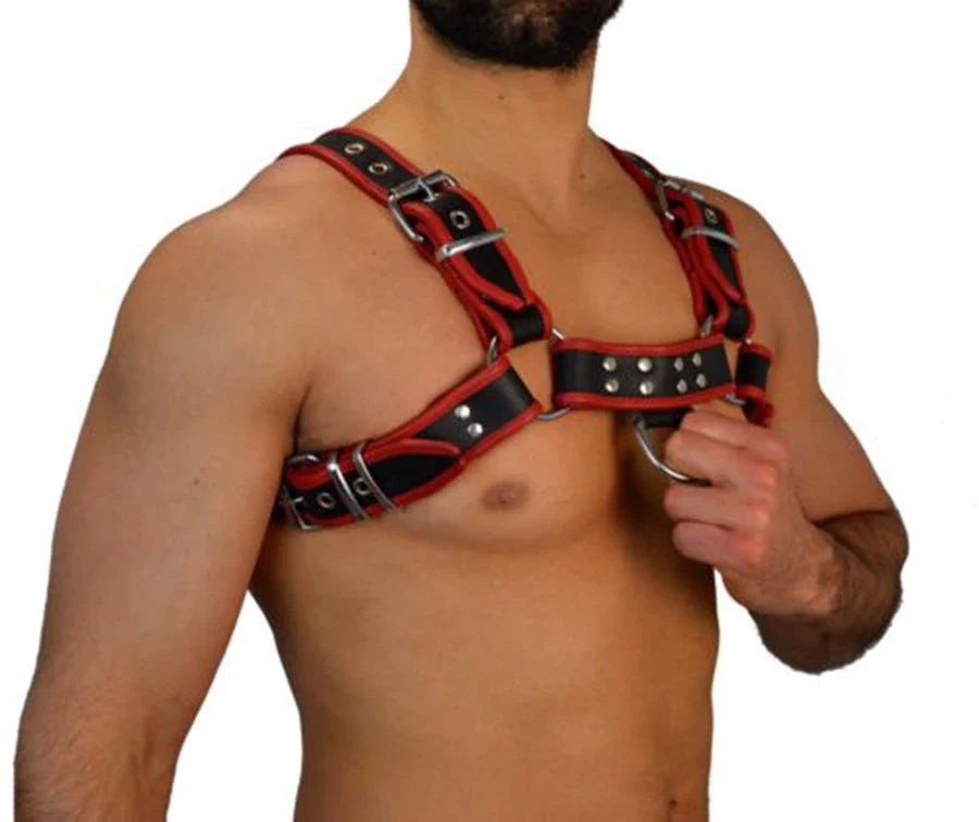 Premium leather shoulder strap with adjustable length and air hole design for breathability and style