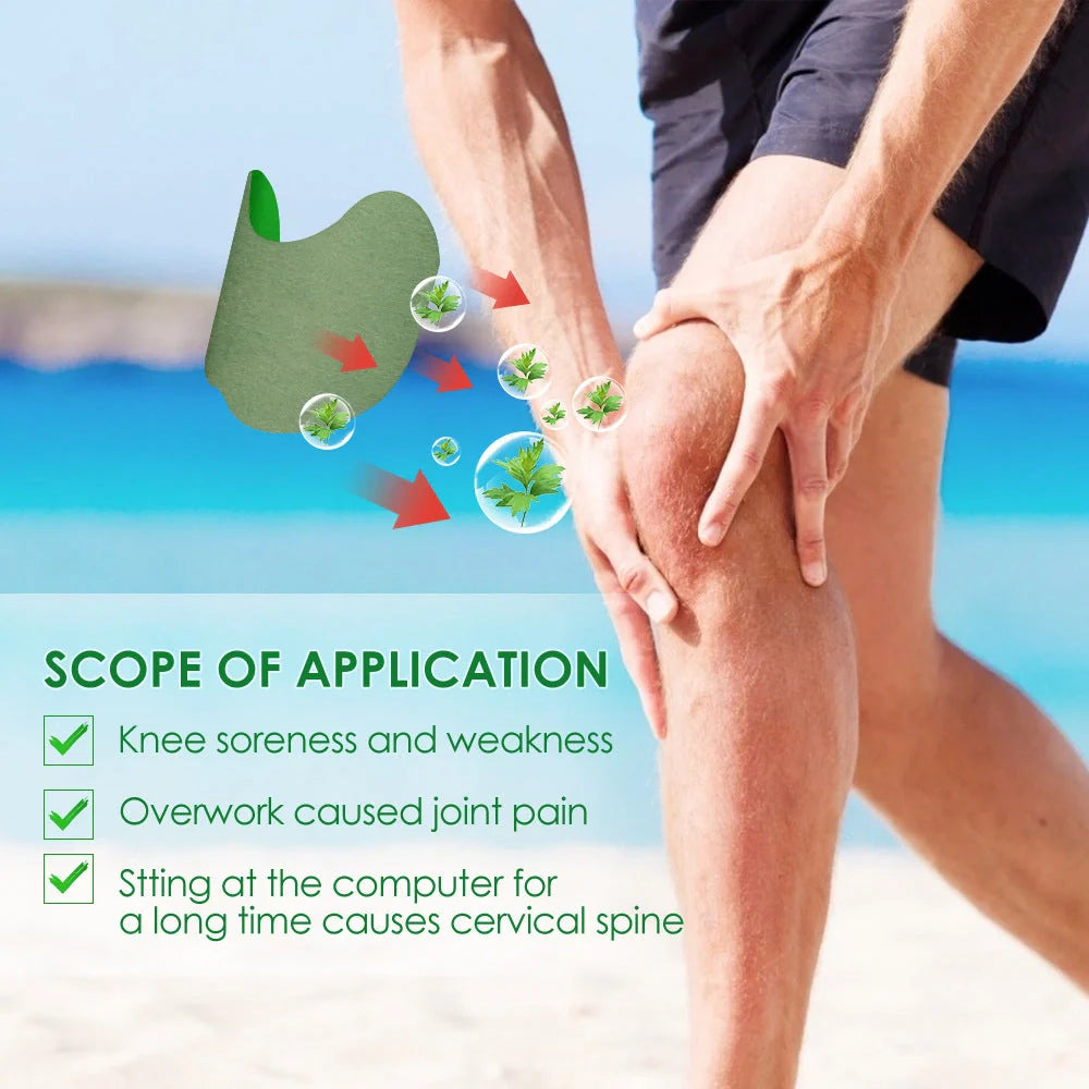 Herbal Self-Heating Knee Plaster for natural pain relief and joint care