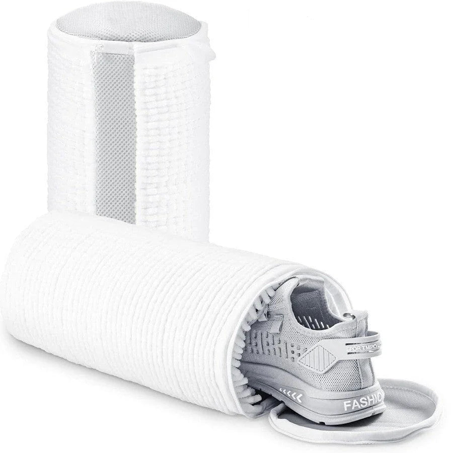 Premium laundry bag designed to protect shoes and delicate clothes from deformation and color transfer during the wash cycle