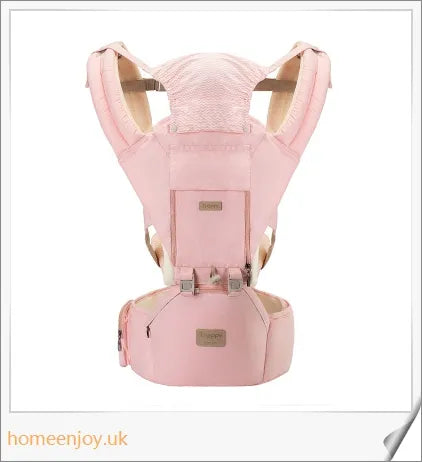 Ergonomic baby carrier made with soft, breathable cotton for comfortable, secure babywearing