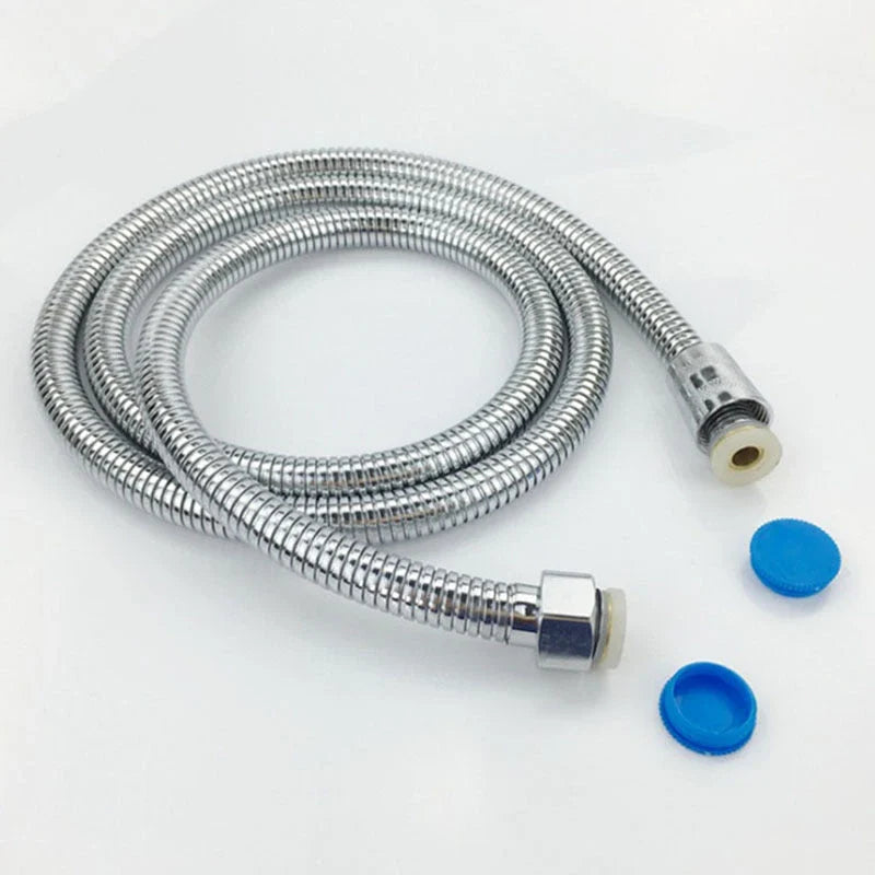 Premium 5-speed pressurized shower head with large water output, ABS construction, and modern minimalist design
