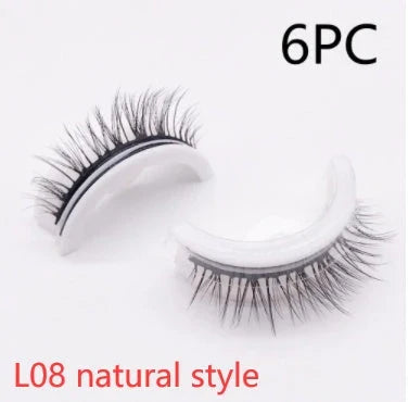 Glamorous 3D mink-inspired false eyelashes in various styles and packaging