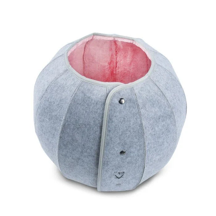 Cozy Cave: Versatile Foldable Cat Tunnel Toy in Green, Grey, Blue, and Red Colors