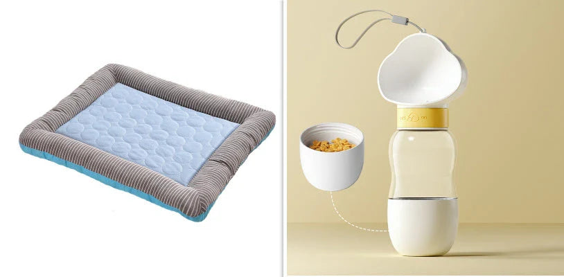 Cooling Pet Bed - Relieve Summer Heat for Dogs & Cats with High-Tech Cooling Cloth