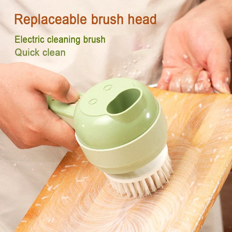 Versatile electric kitchen prep machine with multiple attachments for chopping, slicing, mixing, and more