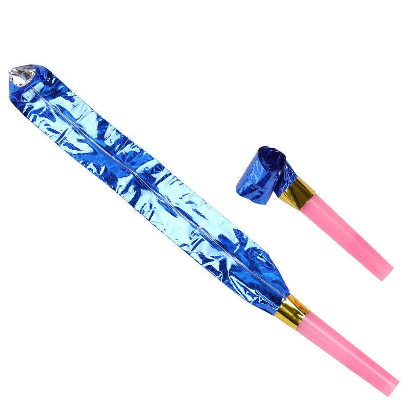 Colourful dragon-themed plastic hammers or sticks, perfect as party favours for children's events and celebrations