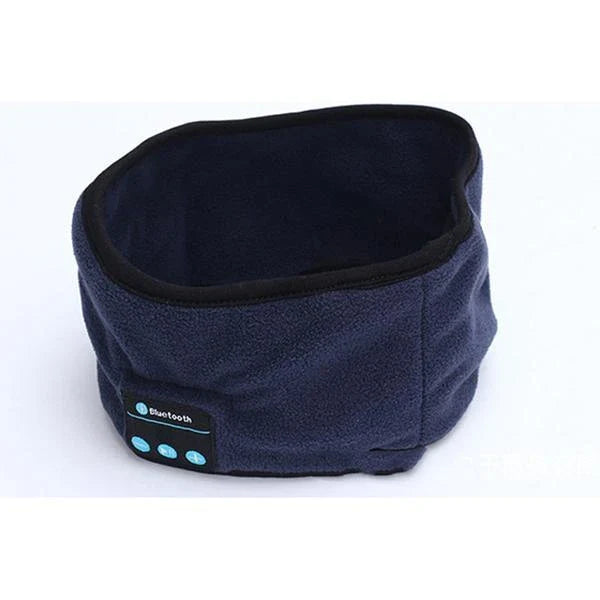 Wireless Bluetooth headband in multiple colours, featuring knitted fabric, built-in microphone and long-lasting battery for outdoor fitness and yoga activities.