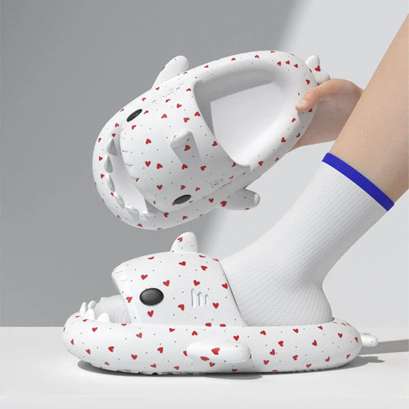 Stylish and comfortable shark-themed slippers in a variety of vibrant colors for women and men
