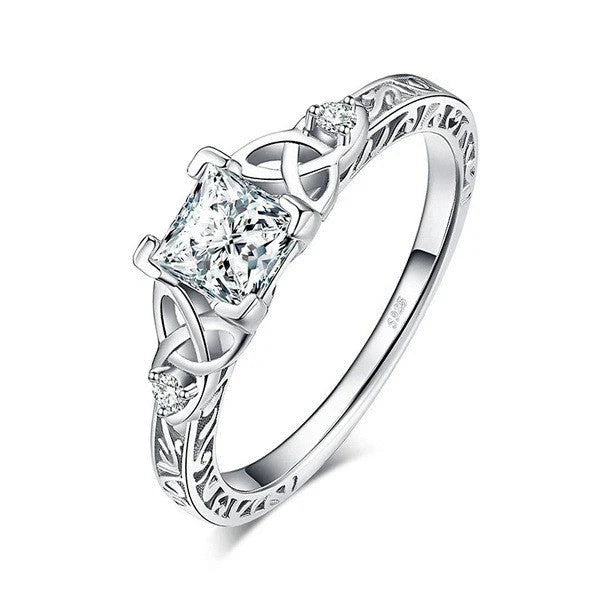Elegant constellation-inspired wedding band made from premium brass and electricity white steel
