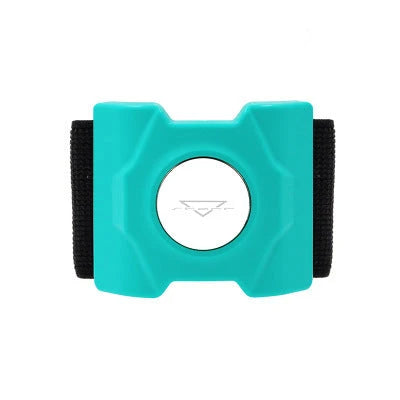 Magnetic water bottle holder in black, blue, and green colors, featuring a silicone cup that can securely attach to any metal surface.