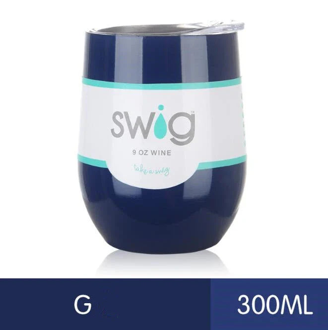Premium 9 oz stainless steel insulated tumbler with secure lid, available in multiple vibrant colors