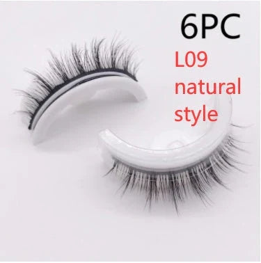 Glamorous 3D mink-inspired false eyelashes in various styles and packaging
