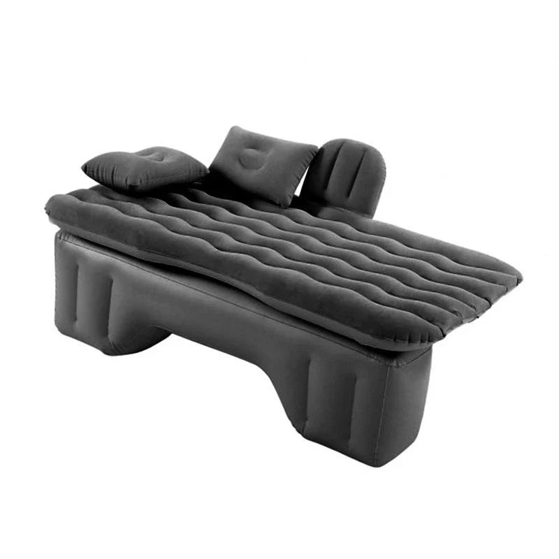 Premium car air mattress with soft, skin-friendly flocking material for comfortable on-the-go sleeping