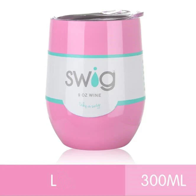 Premium 9 oz stainless steel insulated tumbler with secure lid, available in multiple vibrant colors
