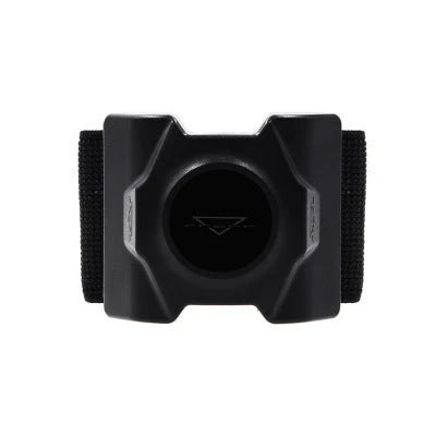 Magnetic water bottle holder in black, blue, and green colors, featuring a silicone cup that can securely attach to any metal surface.
