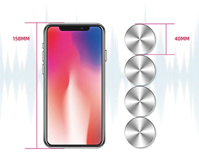 Hummingbird Bone Conduction Bluetooth Speaker transforming a hollow surface into a powerful audio system
