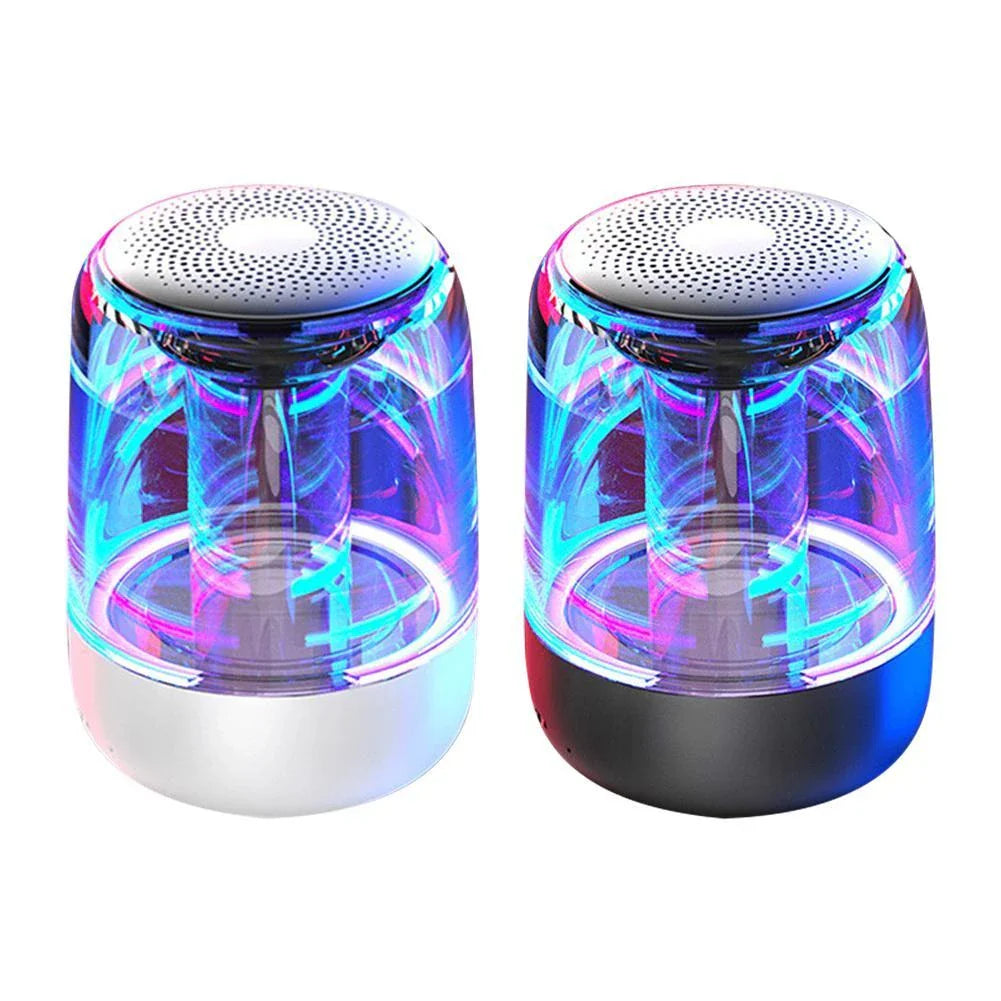 Powerful Bluetooth speaker with vibrant LED lights for rich, dynamic sound and mesmerizing visual effects