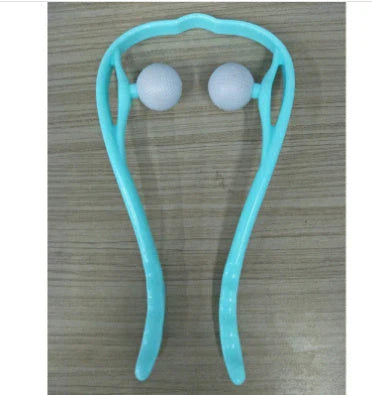 Ergonomic neck massager with smooth-rolling balls for relieving muscle tension and promoting relaxation