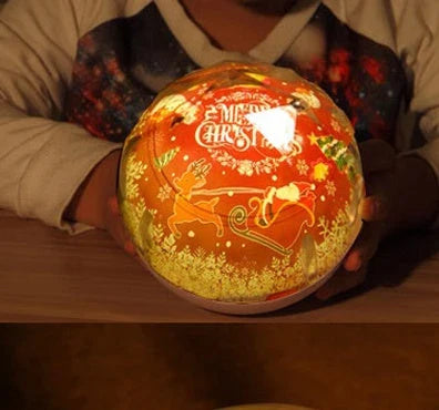 Galaxy Projection Lamp casting mesmerizing celestial imagery in a cozy home setting