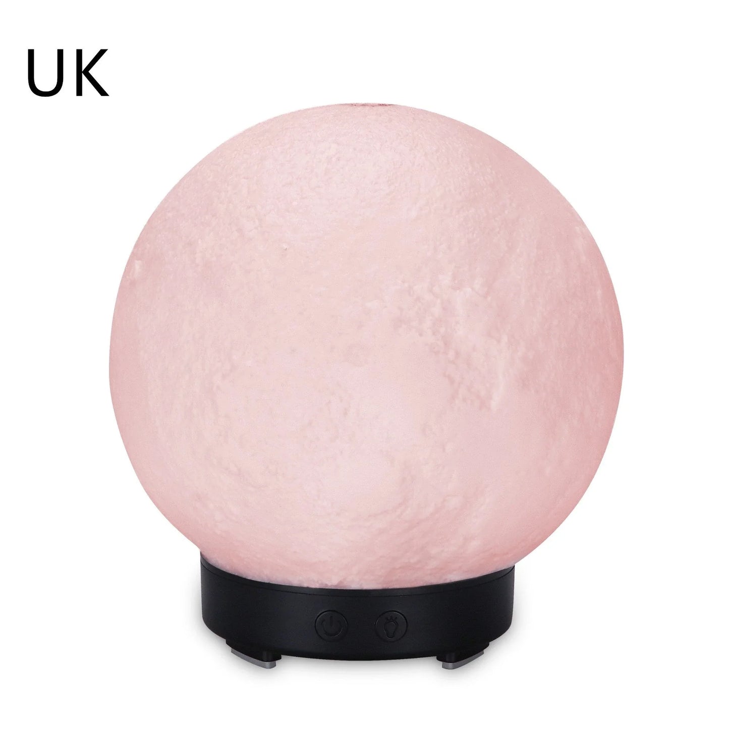 Calming Moon Light Ultrasonic Humidifier and Aroma Diffuser with Soothing Mist and Ambient Lighting