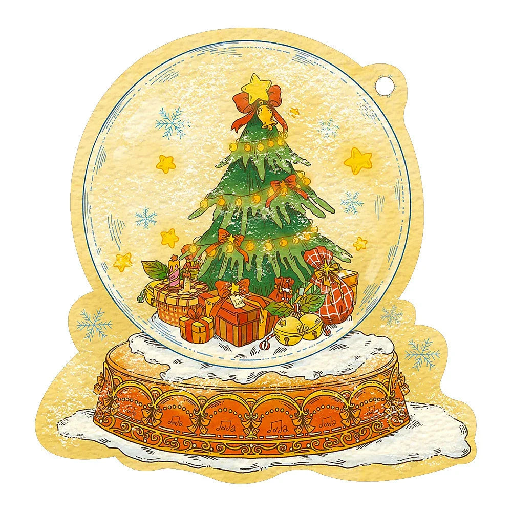 Christmas car ornament pendant in various festive designs and styles