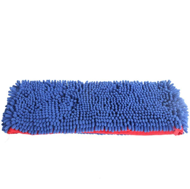 Soft and absorbent pet towels in various colors for bathing dogs and cats