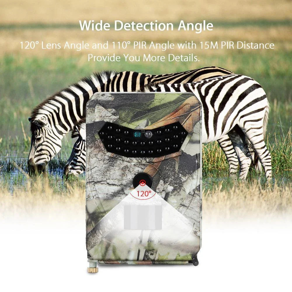 20MP Wildlife Trail Camera with Night Vision, Rapid Trigger, and Long Battery Life