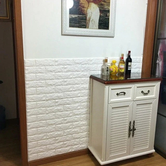 Decorative 3D wall tiles in various colors for a modern bedroom makeover