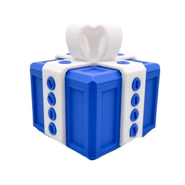 A unique 3D gift box with intricate details and a playful design, perfect for adding a touch of humor and personality to your gift-giving.