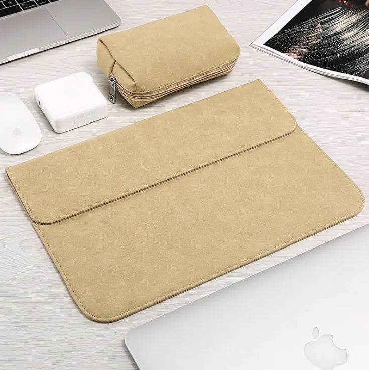 Frosted laptop sleeve for MacBook Pro Air 11-16 inch, in Blue Deep Grey Green Khaki Light Grey Pink