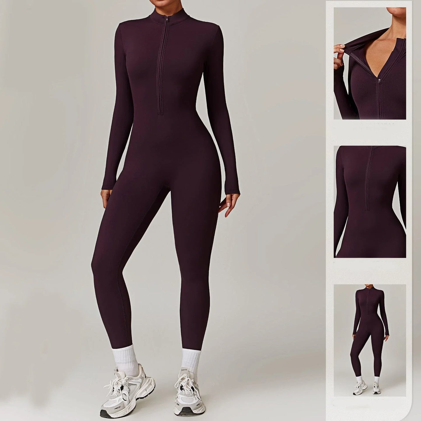 Versatile moisture-wicking jumpsuit in a variety of vibrant colors, designed for active lifestyles
