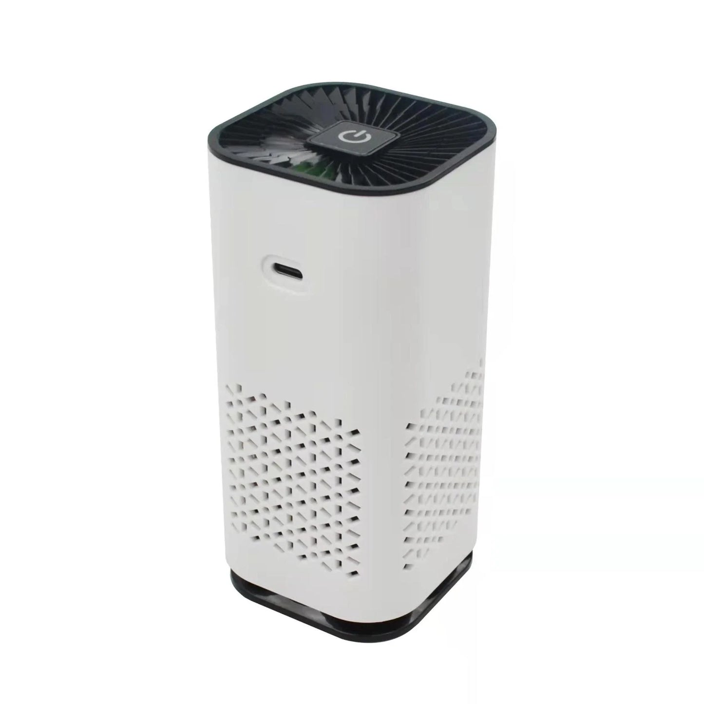 Powerful car air purifier with negative ion generator, removes formaldehyde, dust, and smoke for a fresh, clean in-vehicle environment