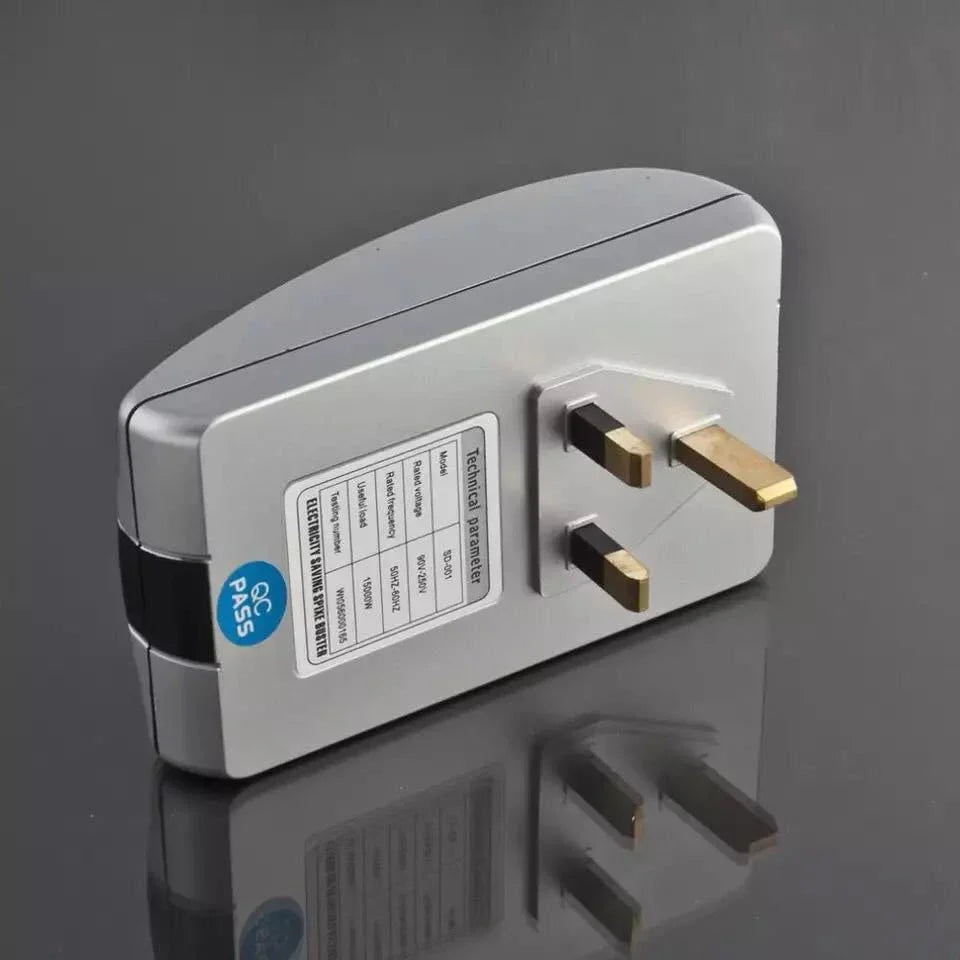 Electricity-Saving Power Adapter designed for American homes, featuring advanced power optimization technology and sleek modern design.