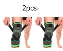 Durable and flexible sports knee pads with adjustable straps for comfortable, safe workouts