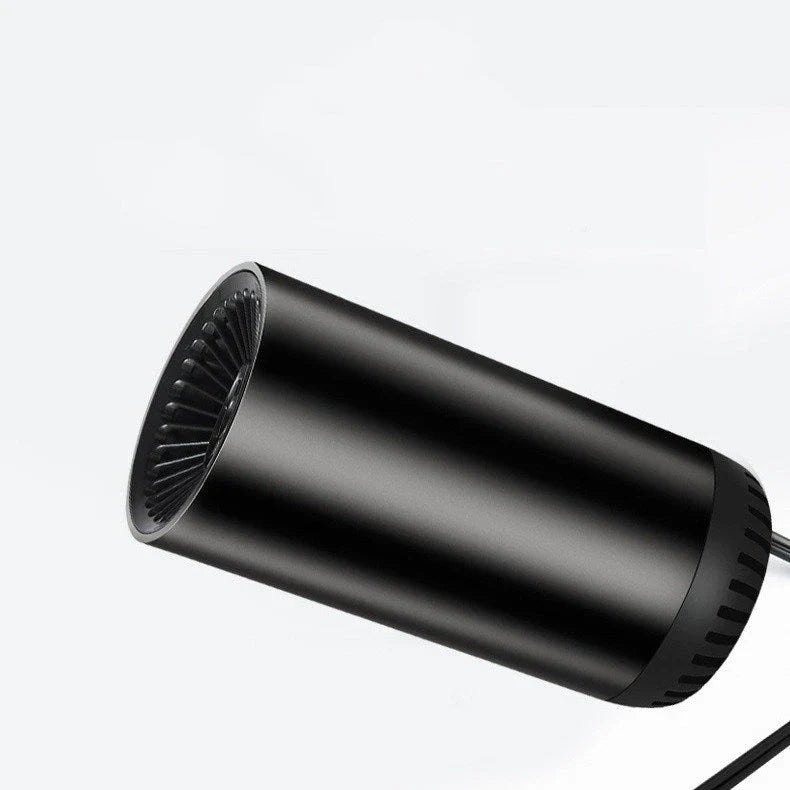 Efficient car heating and cooling fan with 360-degree rotation for defrosting and defogging