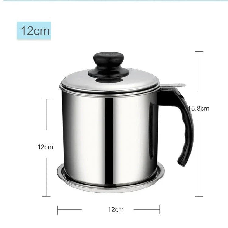Stainless Steel Telescopic Frying Basket with Removable Thermometer for Precise Temperature Control and Easy Frying