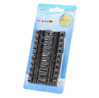 Premium cable organizer clips made of durable ABS resin for seamless cable management in home offices, workstations, and entertainment centers