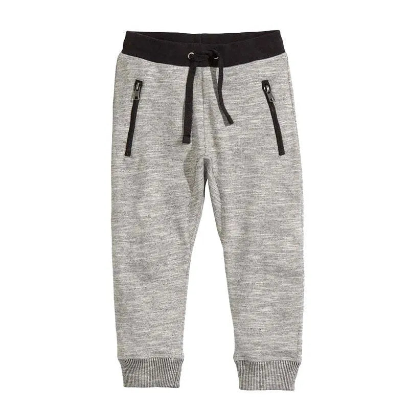Boys cotton casual clothing set with long sleeve t-shirt and pants in letter pattern