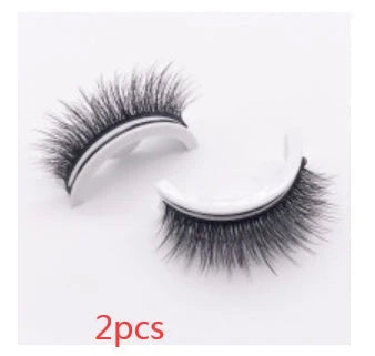 Glamorous 3D mink-inspired false eyelashes in various styles and packaging