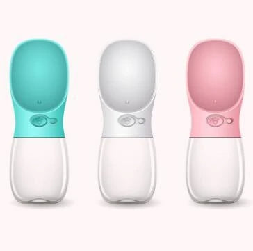 Durable, leak-proof pet water bottle with one-touch button for easy, mess-free hydration on the go