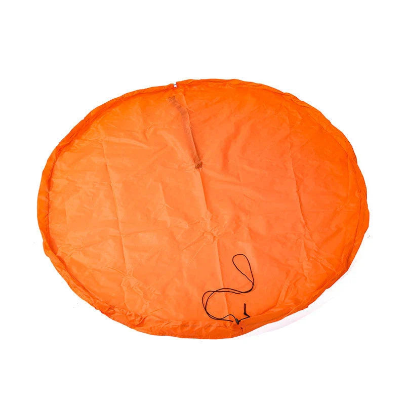 Durable and waterproof toy storage bags in various colors, perfect for travel, picnics, and everyday use.