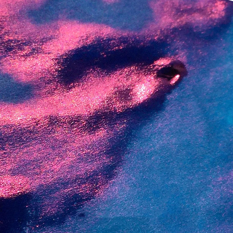 Bottle of MEMORY-0420 sheen gradient fountain pen ink in gold powder colour.